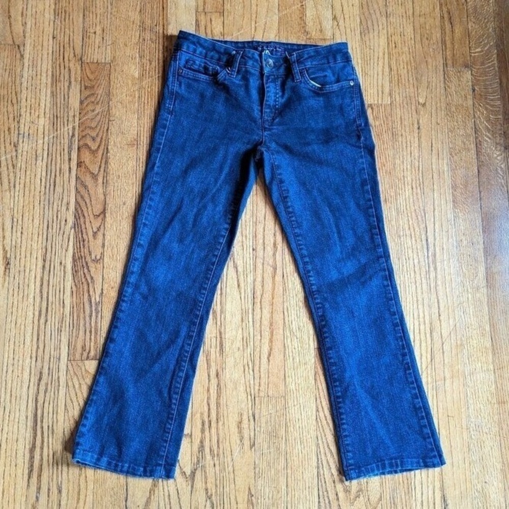 Vintage Tommy Hilfiger Straight Leg Jeans Y2K Dark Wash Denim Size 2R